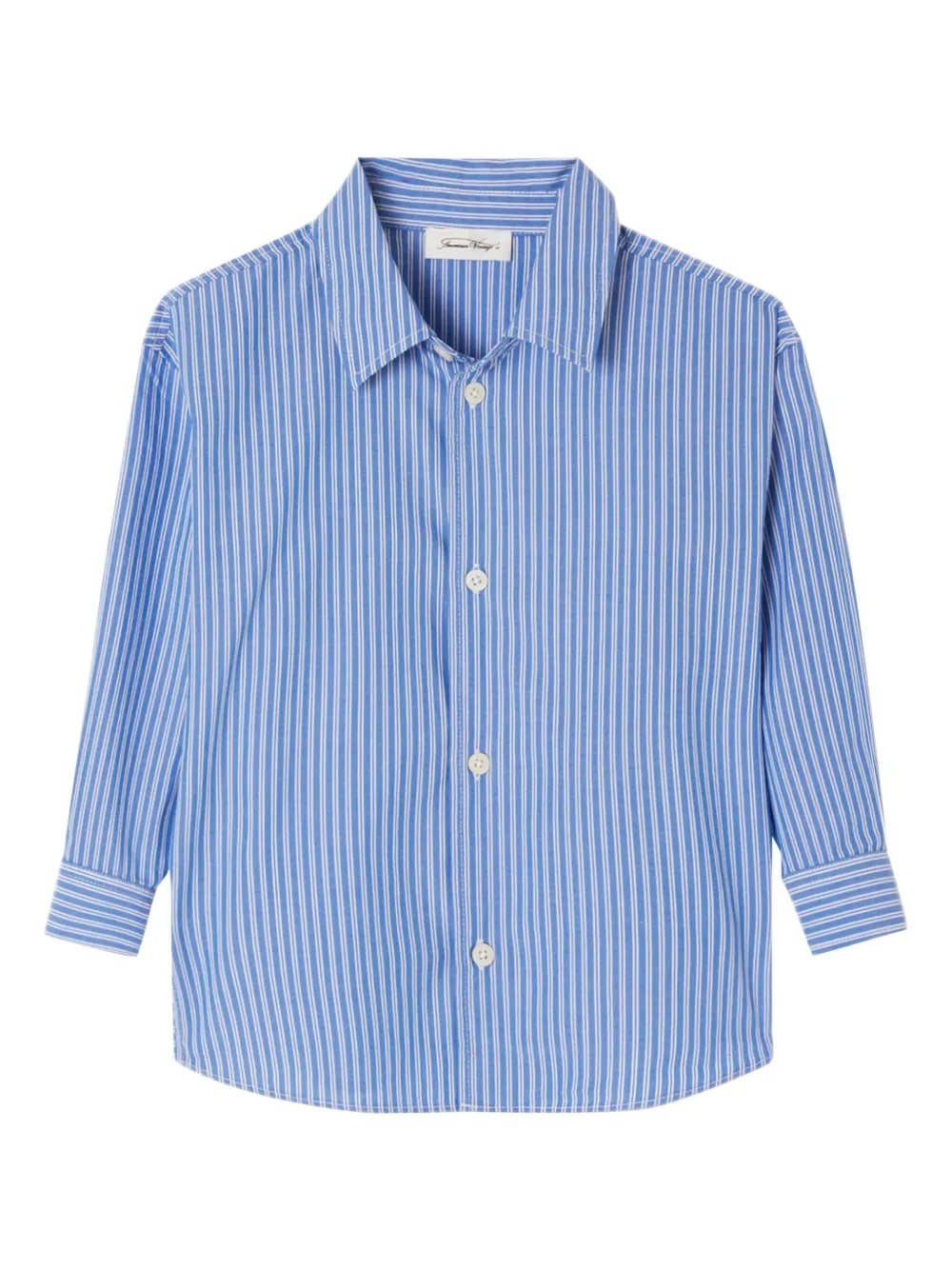 American Vintage Kids Gestreept shirt Blauw