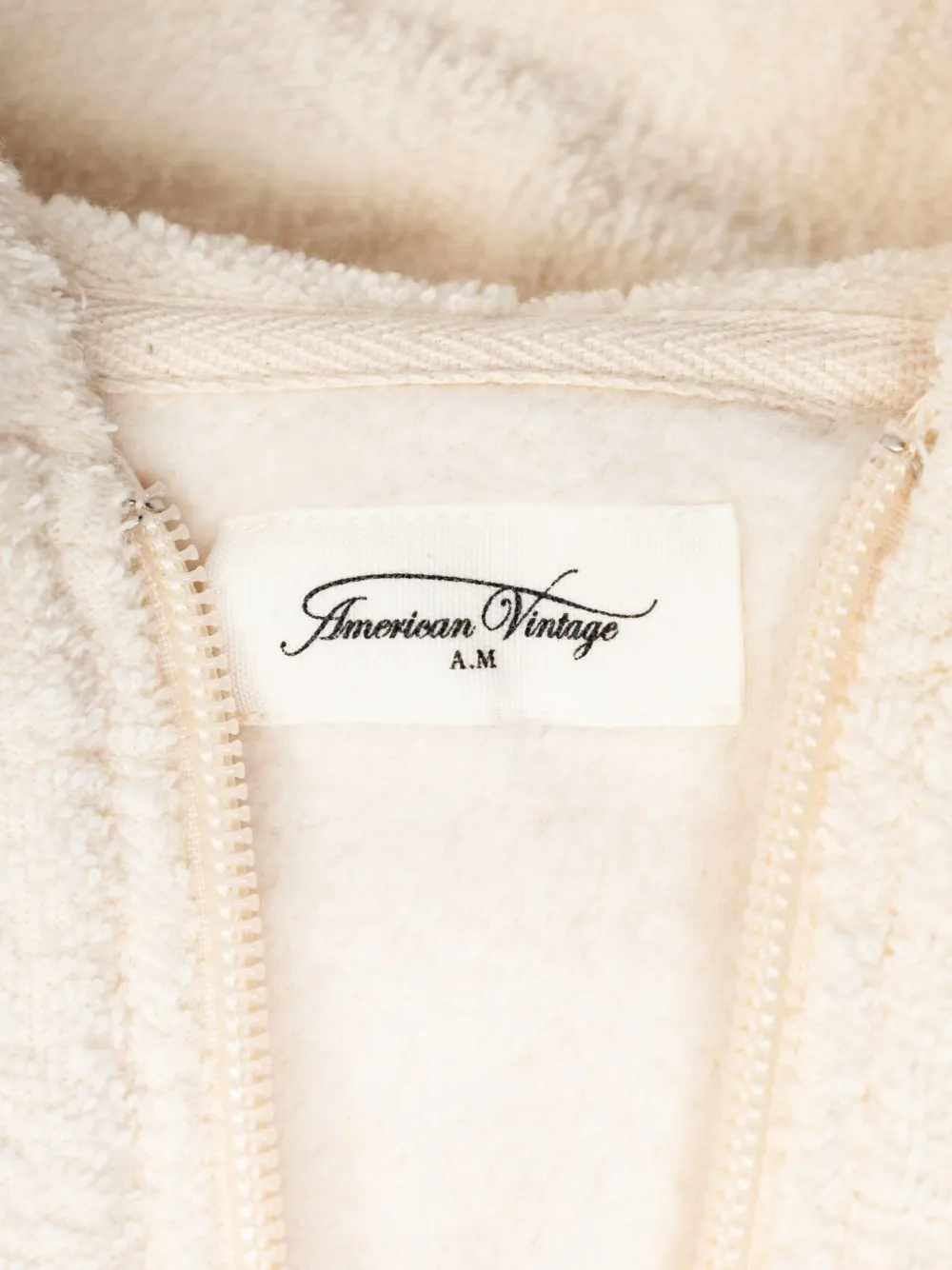 American Vintage Kids Fleece hoodie Beige