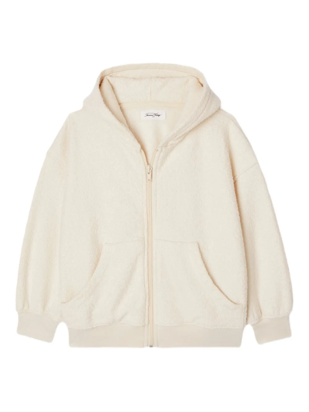 American Vintage Kids Fleece hoodie Beige