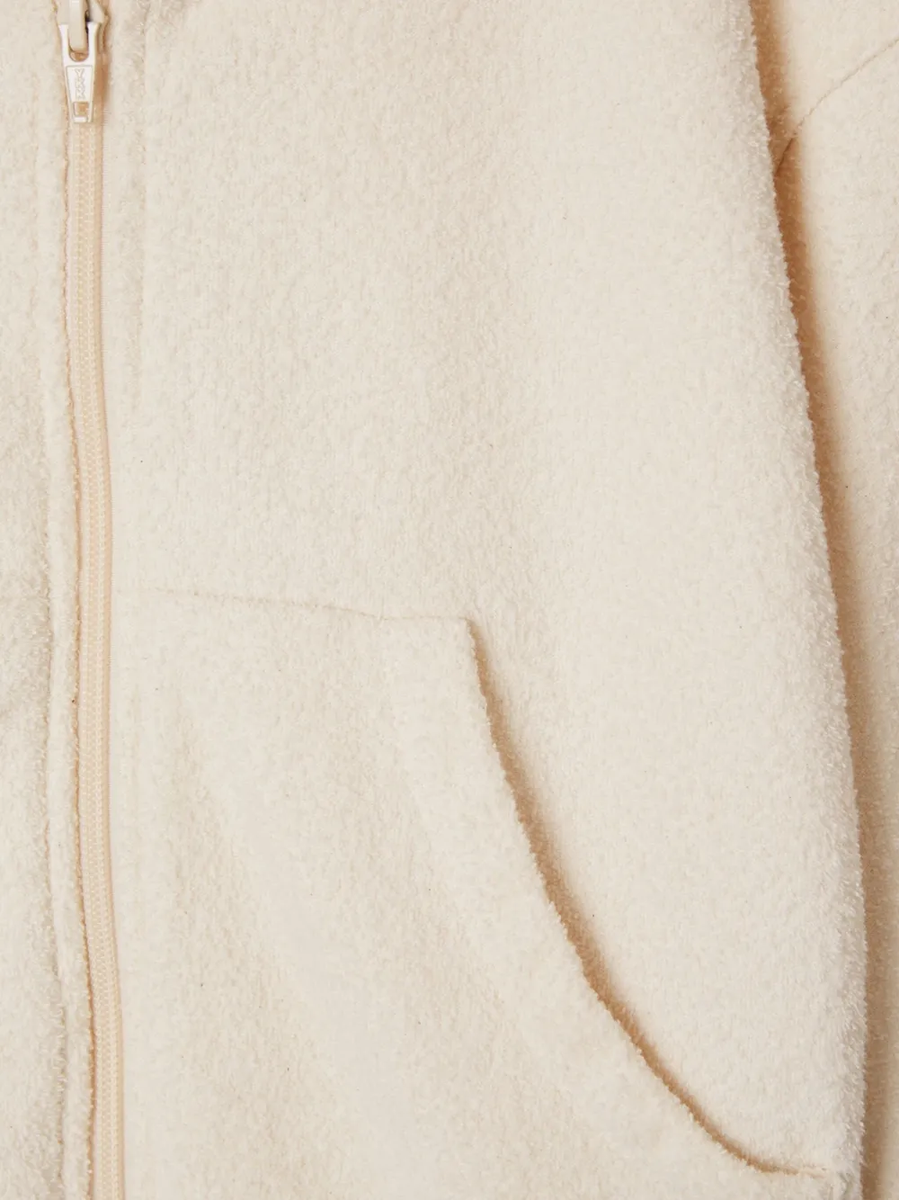 American Vintage Kids Fleece hoodie Beige