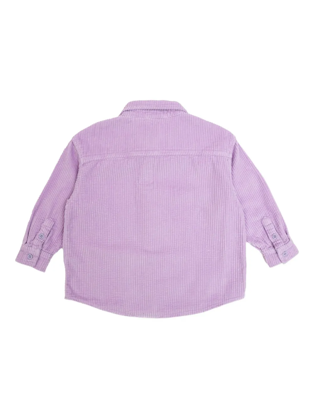 American Vintage Kids Ribfluwelen shirt Paars