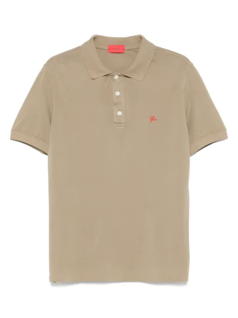 Isaia playera tipo polo con logo bordado