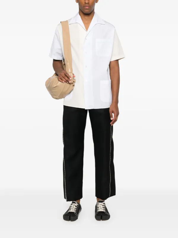 Comme Des Garçons Homme Plus Wool zip-detail Trousers