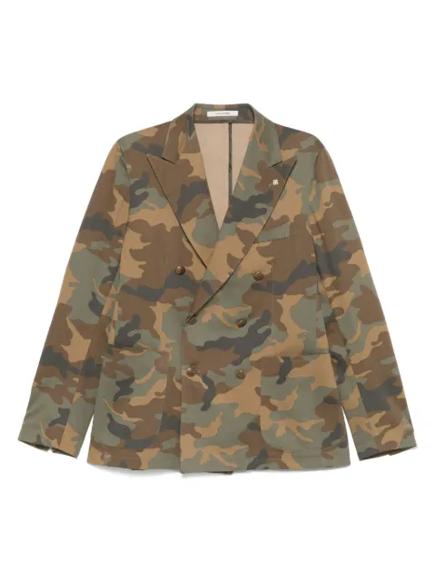 Tagliatore blazer con estampado militar