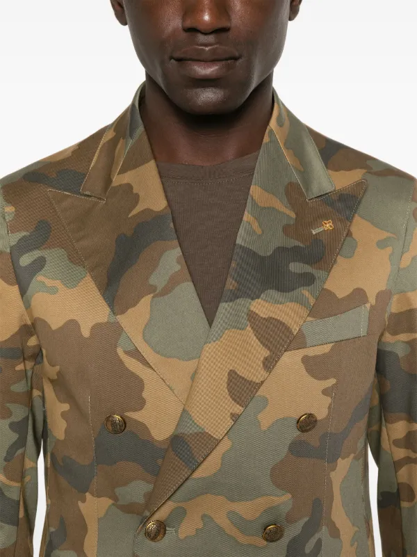 TAGLIATORE タリアトーレ ４８サイズ美品 迷彩 カモフラ ジャケット Tagliatore カモフラージュ ジャケット | ブラウン | FARFETCH JP