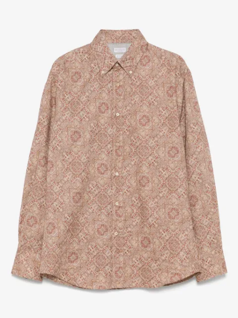 Brunello Cucinelli paisley-print shirt