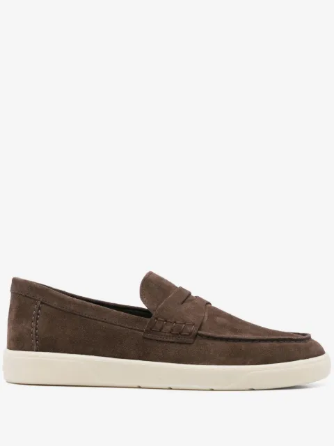 Hogan suede loafers