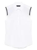 ALAINPAUL layered shirt - White