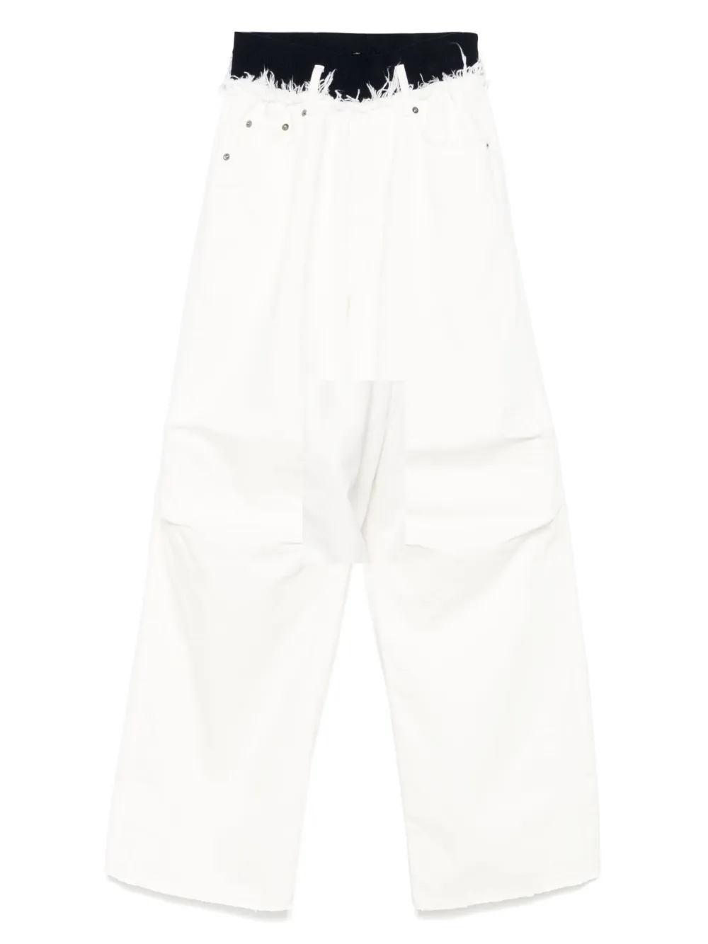 ALAINPAUL logo-waistband jeans | White | Image 1