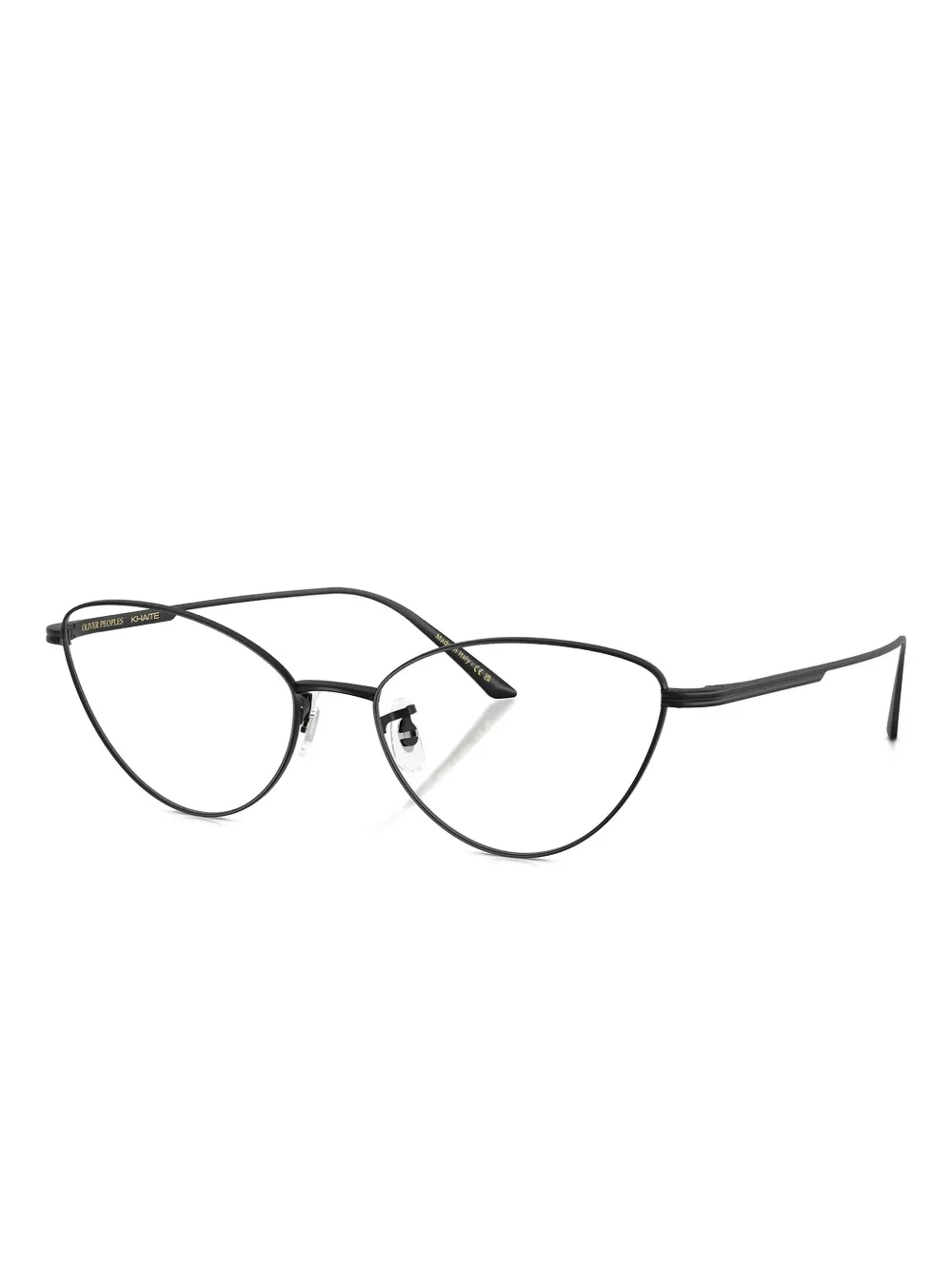 Oliver Peoples Bril met cat-eye montuur Zwart