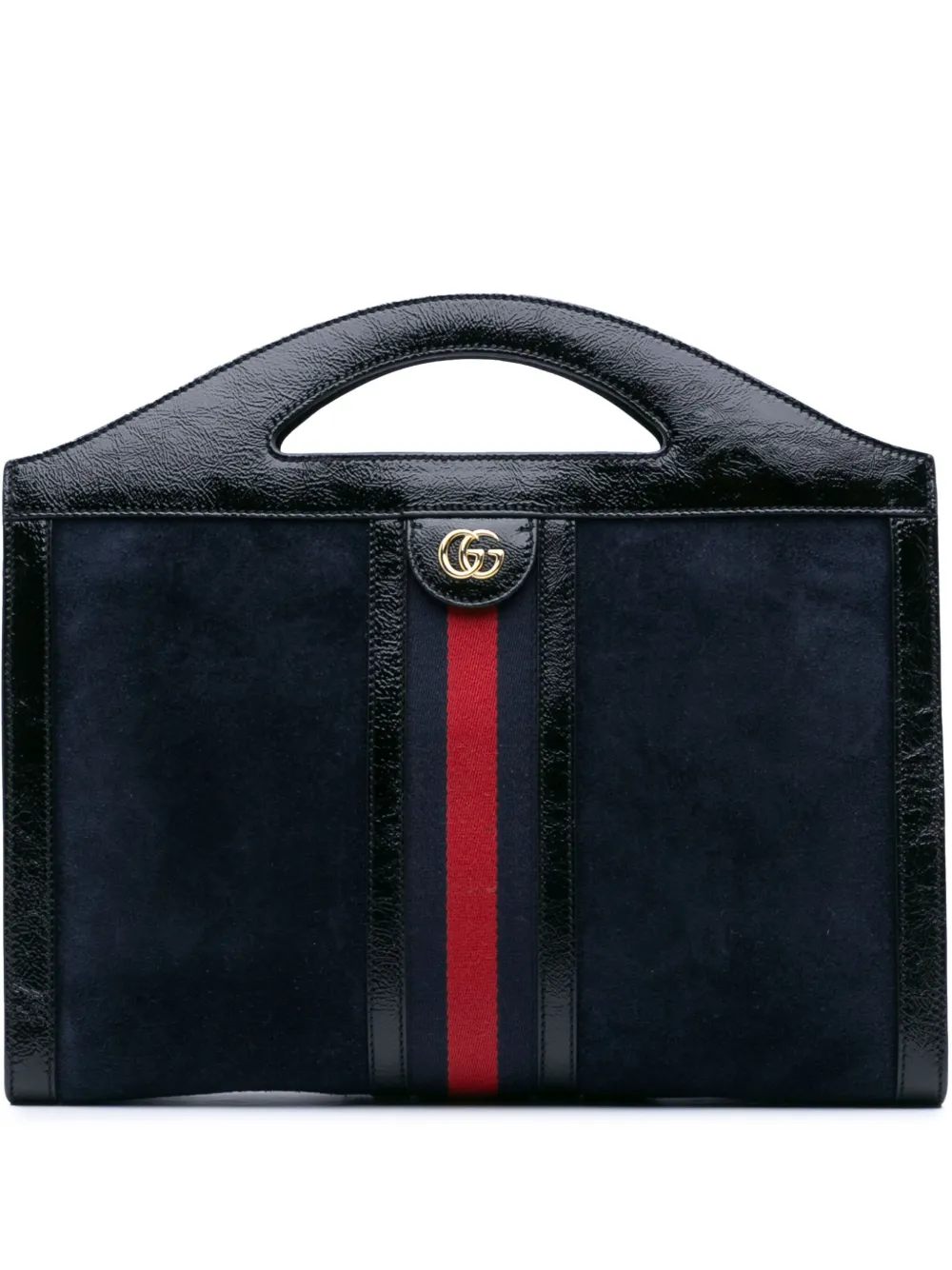 Gucci Pre-Owned 2016-present Suede Ophidia satchel | Blue | Image 1