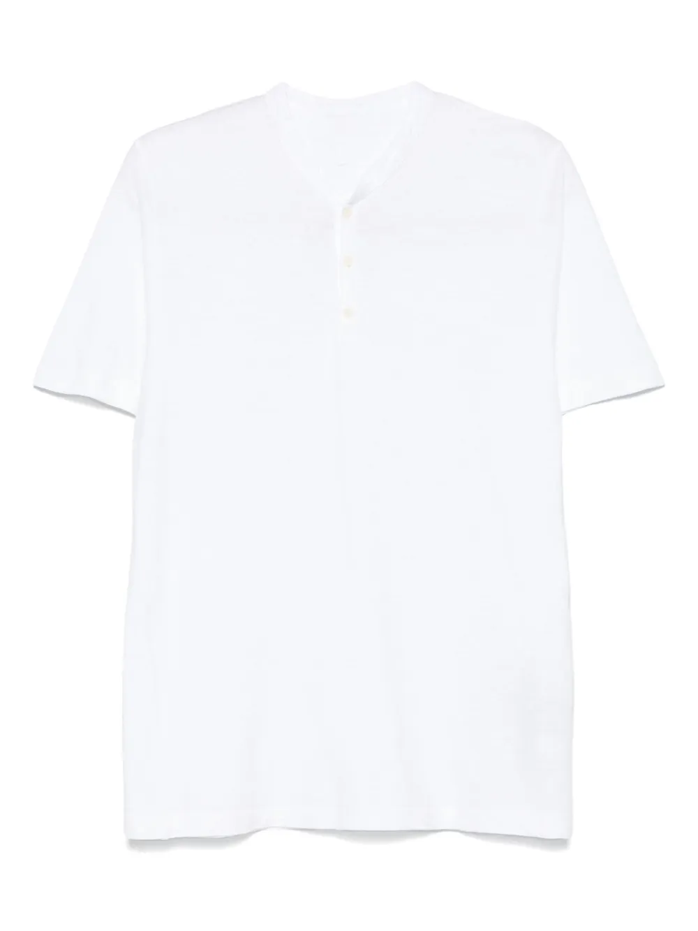 120% Lino playera Henley | blanco | Image 1