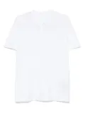 120% Lino slub henley T-shirt - White