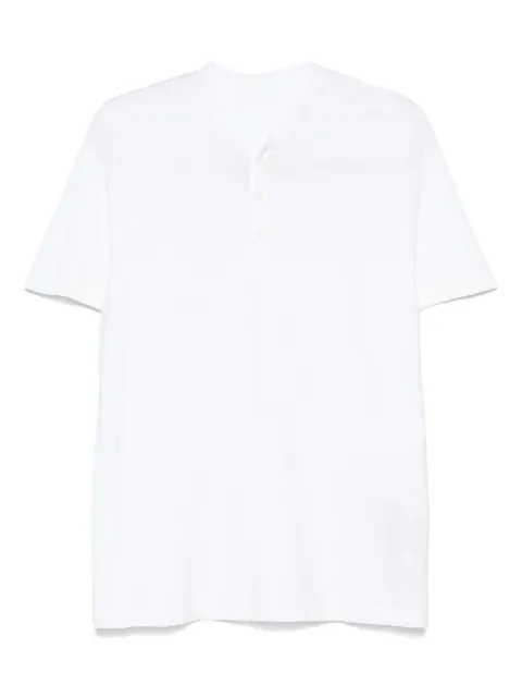 120% Lino slub henley T-shirt