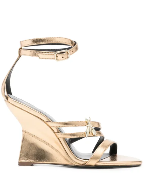 Patrizia Pepe 90mm metallic sandals