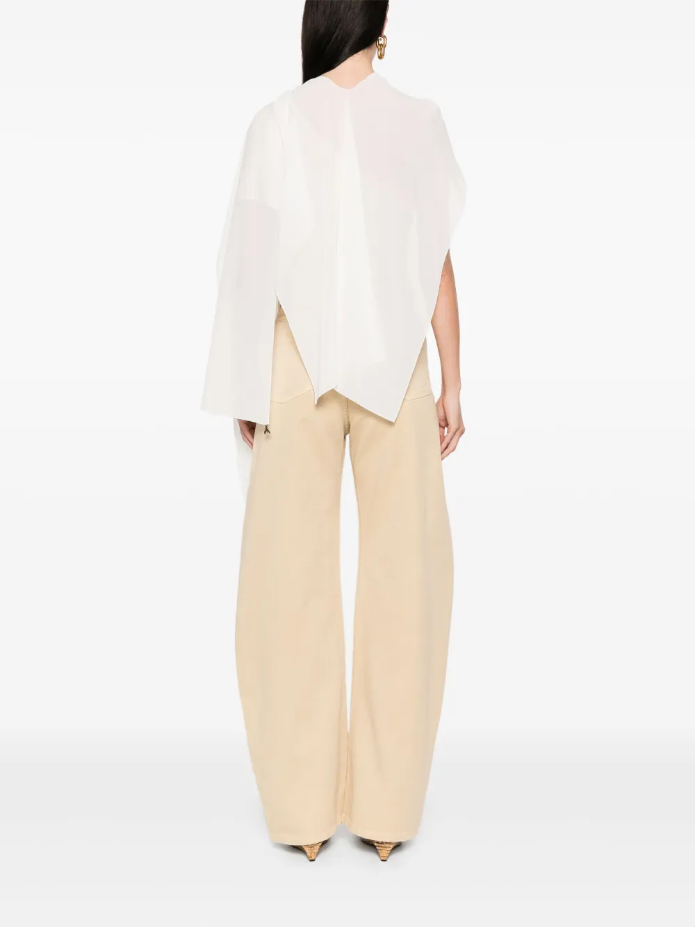 PATRIZIA PEPE ASYMMETRIC BLOUSE