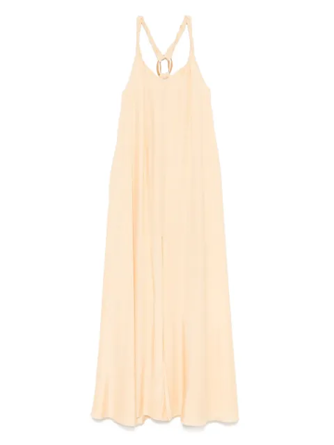 Patrizia Pepe vestido largo con detalle de anillo