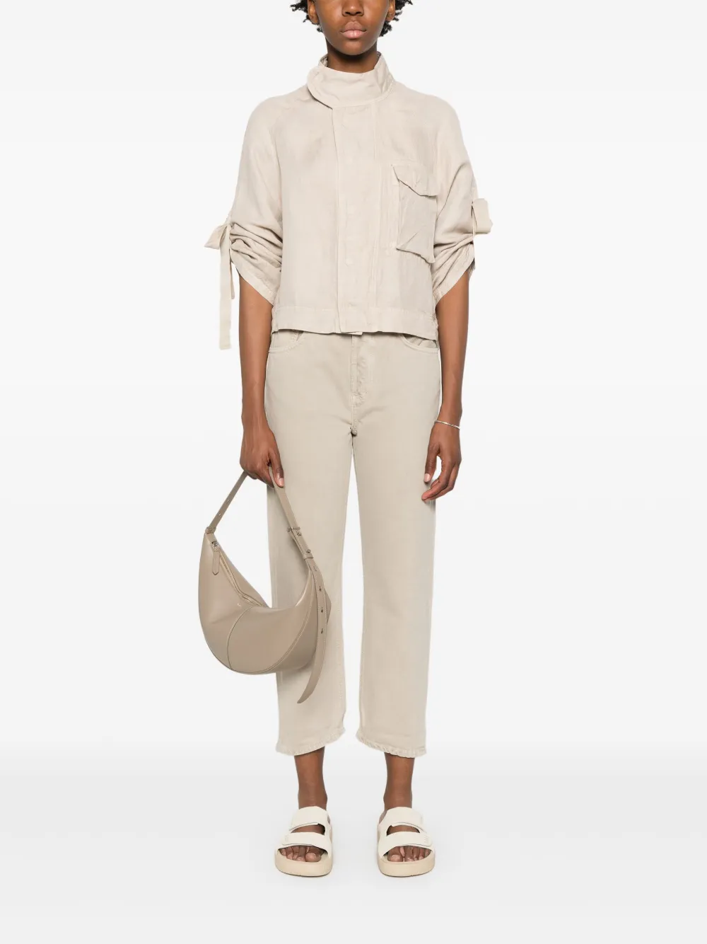 120% Lino linen-blend jacket | Chamarras cortas | Image 2