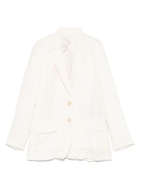 120% Lino linen-blend blazer