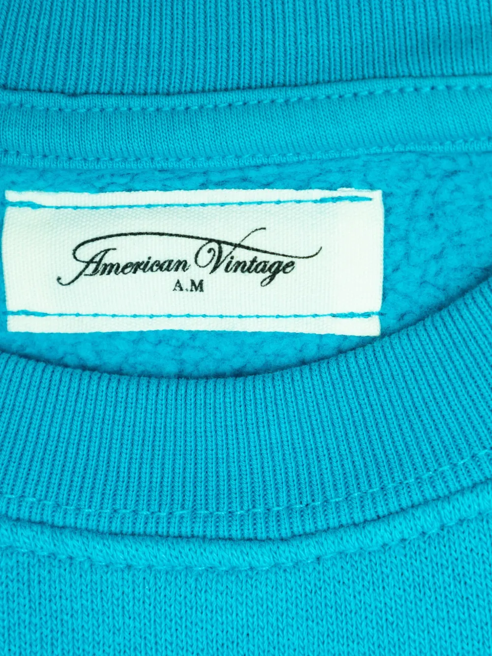 American Vintage Kids Sweater met logo Blauw