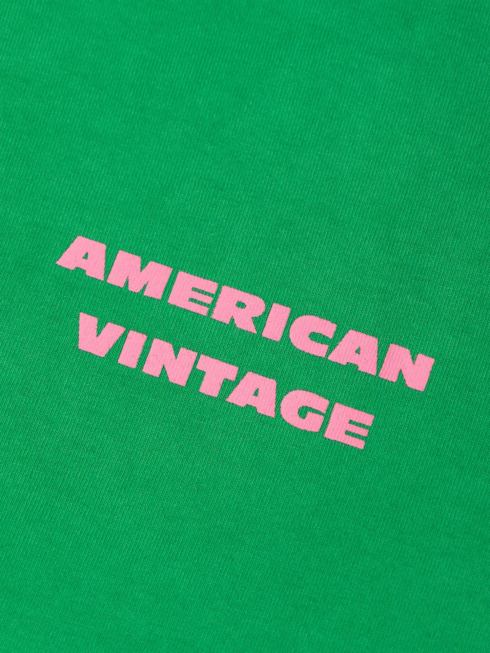 American Vintage Kids T-shirt met grafische print Groen