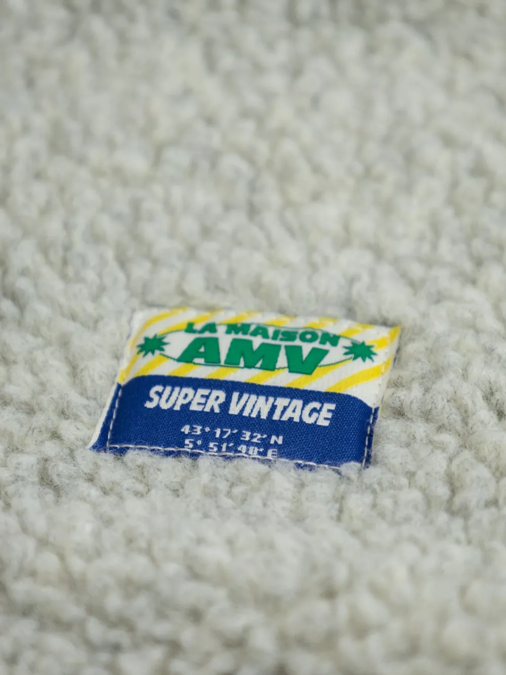 American Vintage Kids Fleece jack Grijs