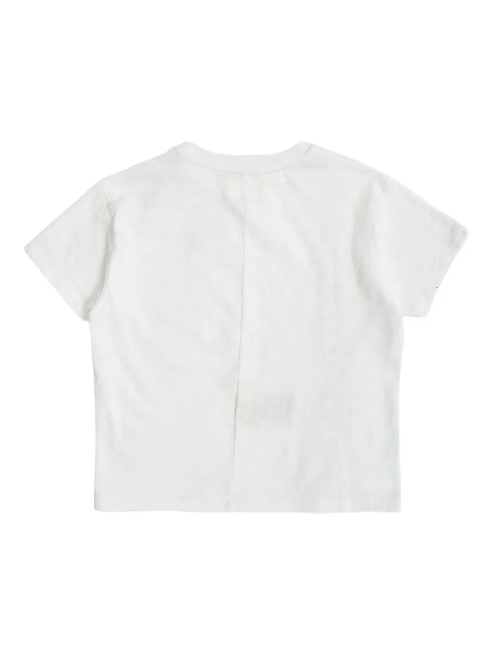 American Vintage Kids Katoenen T-shirt Wit