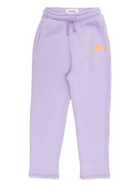 American Vintage Kids pantalon de jogging à logo imprimé