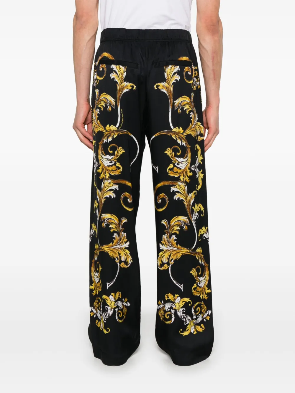 VERSACE JEANS COUTURE BAROCCO-PRINT TROUSERS