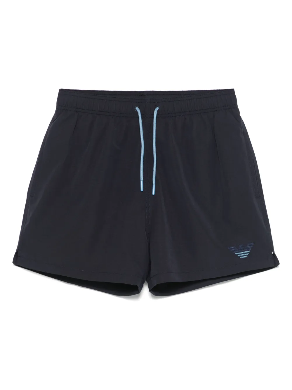 Emporio Armani Zwembroek met Eagle-patch Blauw