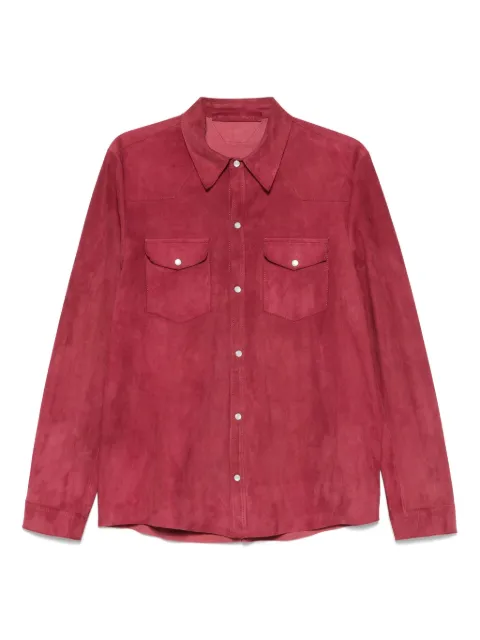 Salvatore Santoro suede shirt