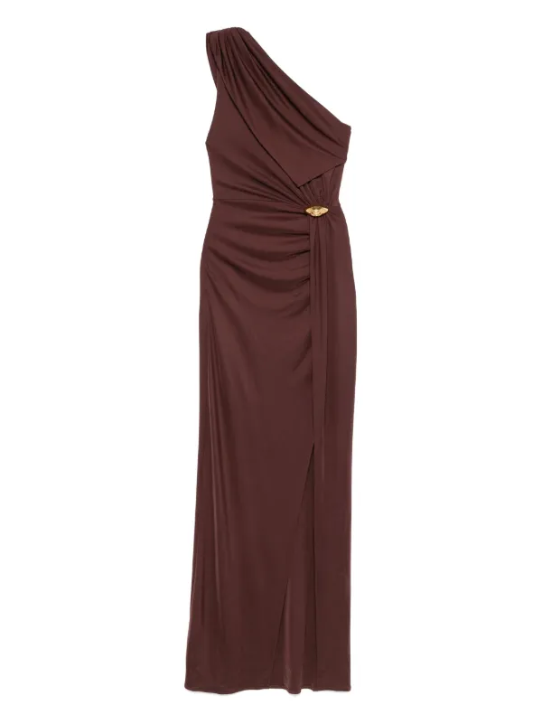 asymmetrical hem bridesmaid dress Elegant & Flattering Long Sleeve Asymmetrical Hem A-Line Midi Bridesmaid Dress main image 1