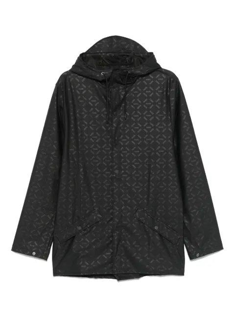 Rains chamarra con logo estampado