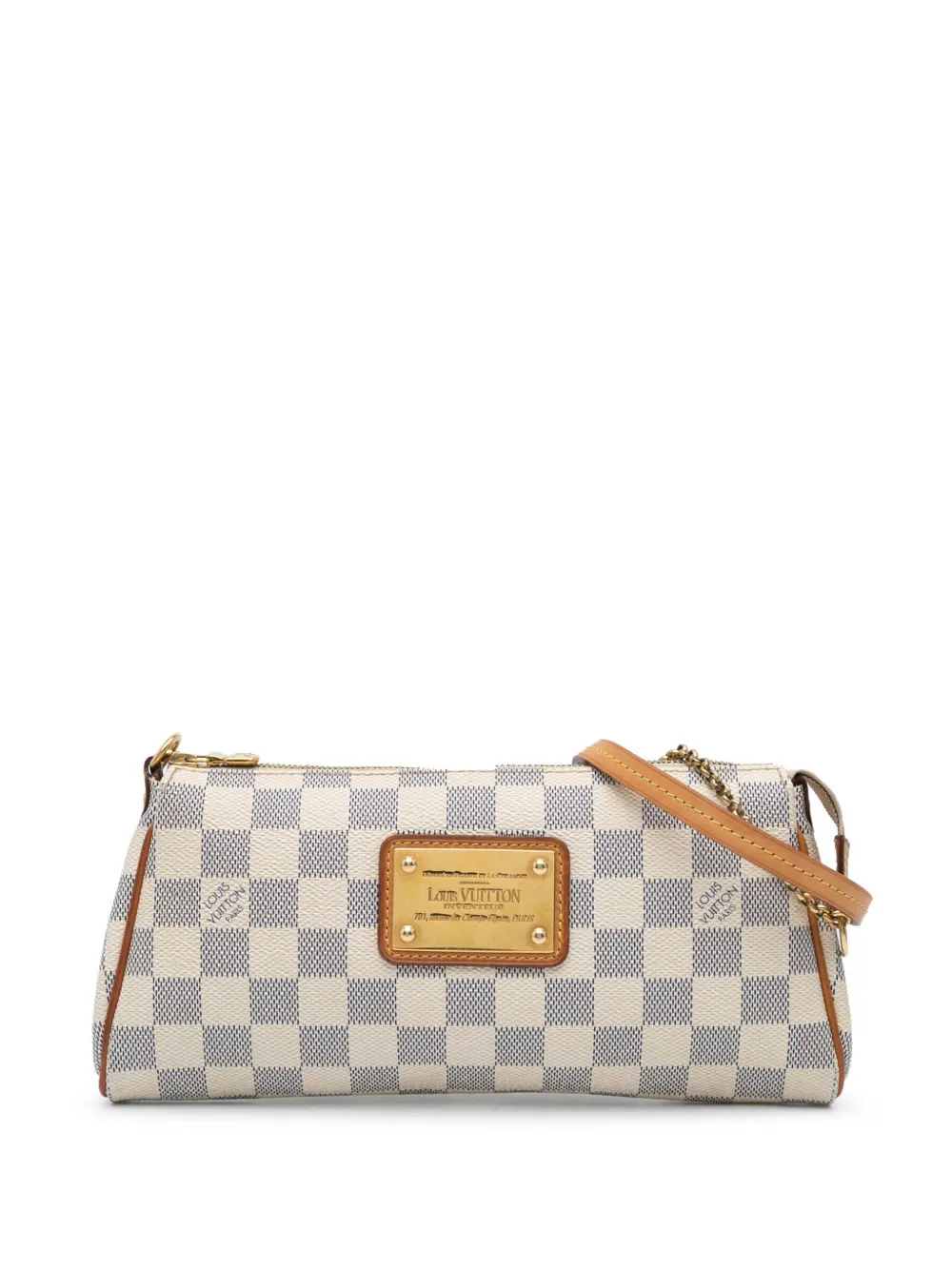 Louis Vuitton Pre-Owned 2013 ダミエ アズール エヴァ サッチェルバッグ - ホワイト Louis Vuitton Pre-Owned 2013 ダミエ アズール エヴァ サッチェルバッグ - ホワイト