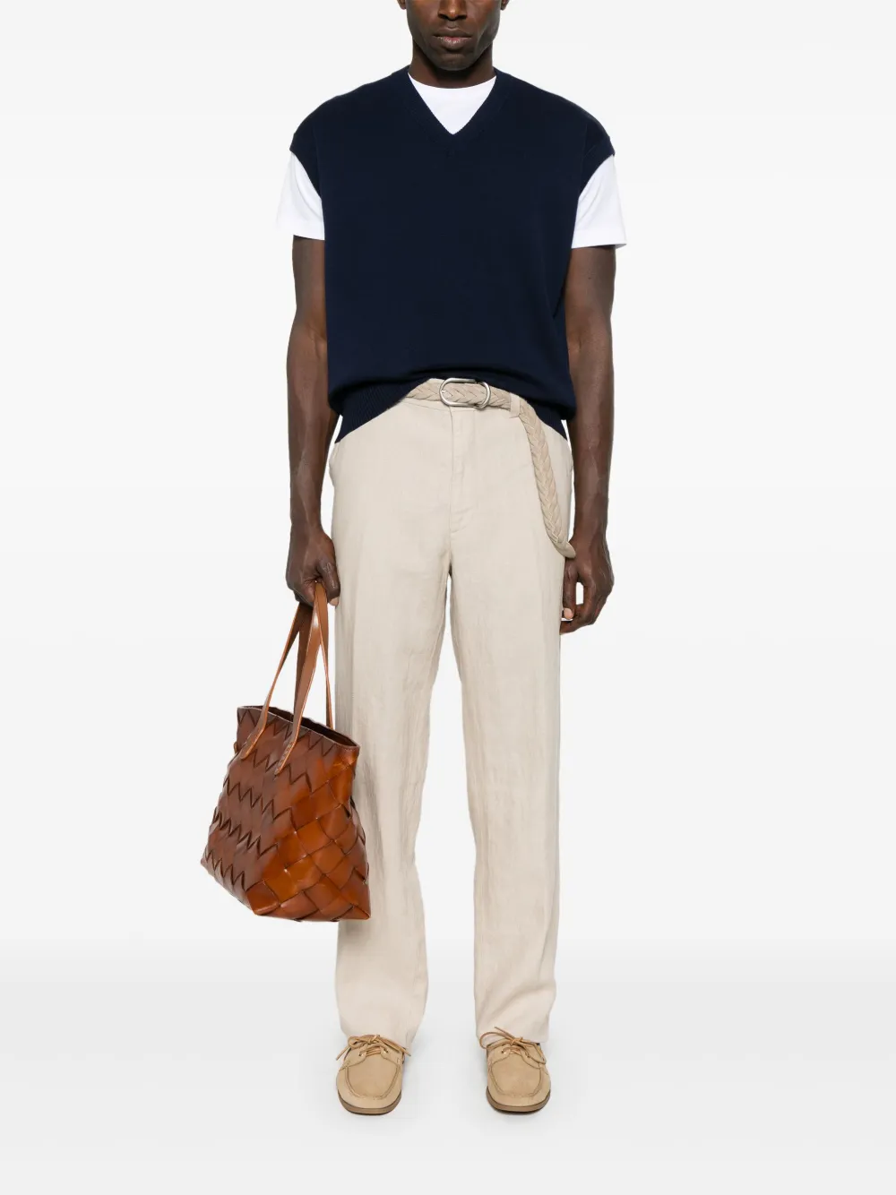 Michael Kors linen trousers | Tapered Trousers | Image 2