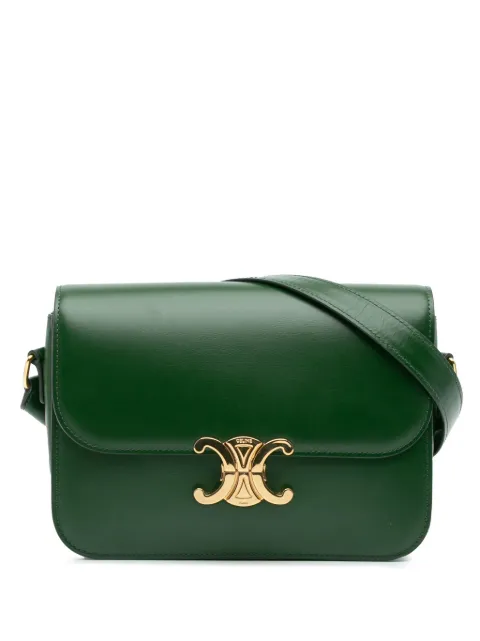 Céline Pre-Owned bolsa crossbody Triomphe Leather Claude 2019