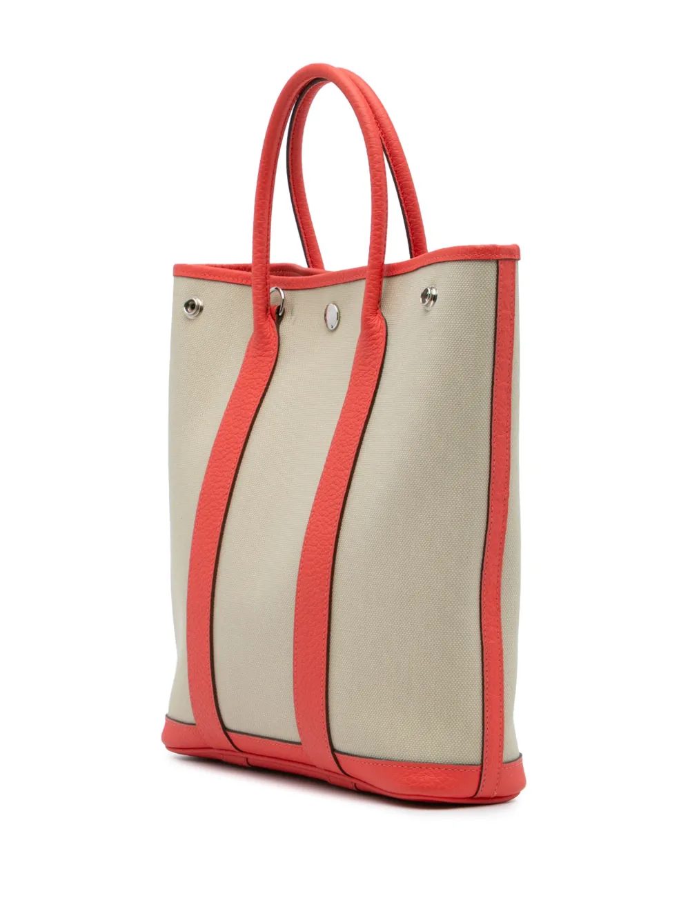 Hermès Pre-Owned 2021 Toile Garden Party File 28 satchel | Pre-Owned | Image 2