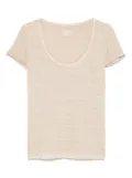 120% Lino linen T-shirt - Neutrals