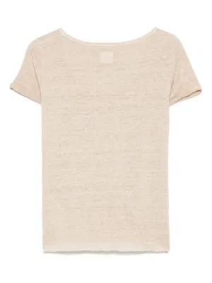 Tシャツ・カットソー 120% LINO Woman T-Shirt White 32ALIW7753000B56832ALIW S0050R Women's Linen T-Shirt & Tops SS25 – 120percento Lino USA