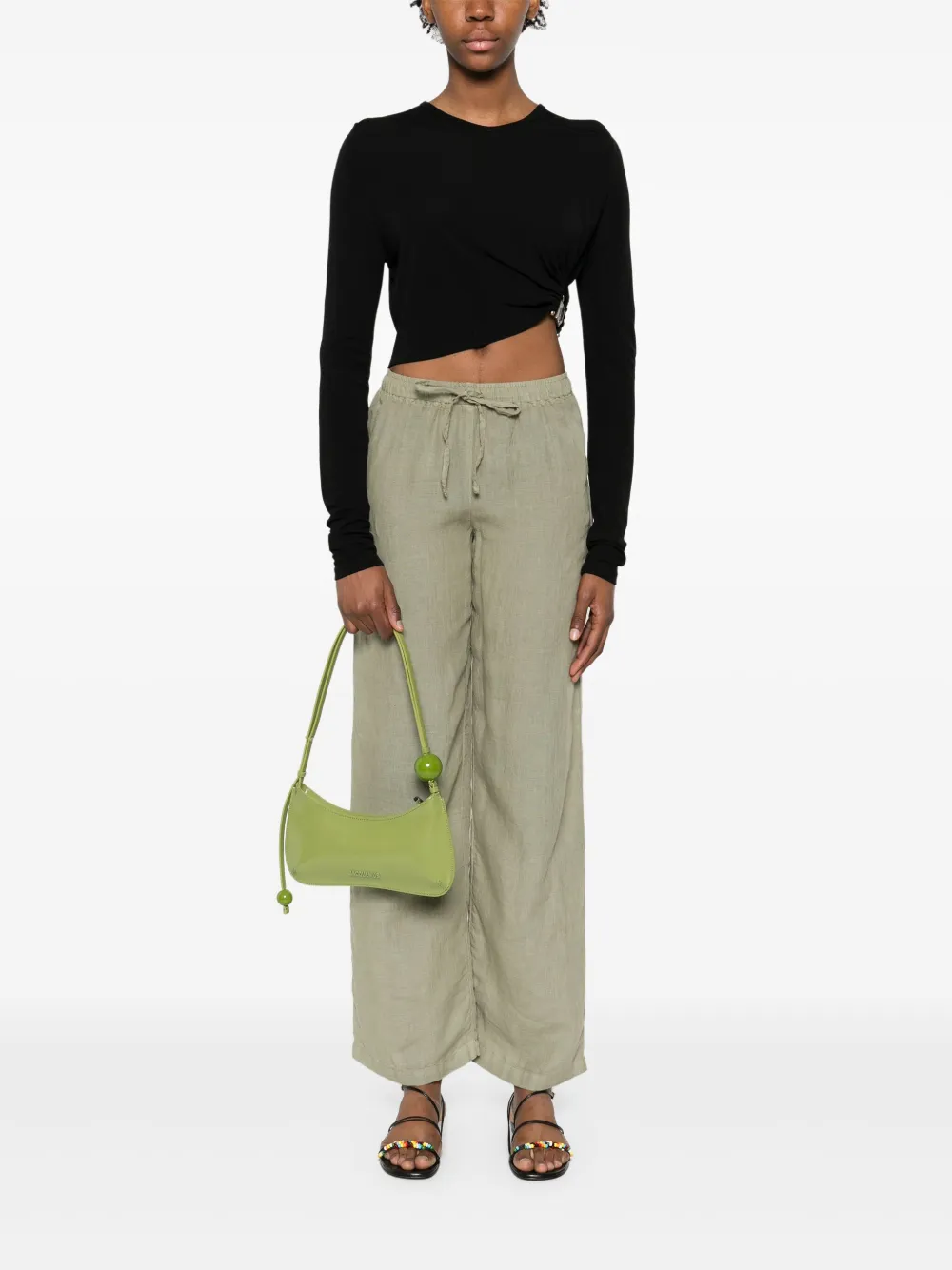 120% Lino linen trousers - Groen
