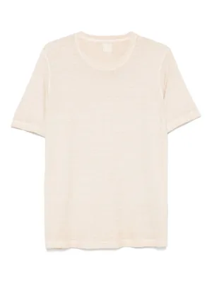 Tシャツ・カットソー 120% LINO Men T-shirt White 32ALIM7186000E90832ALIM S0050R 120% Lino Linen T-shirt | White | FARFETCH
