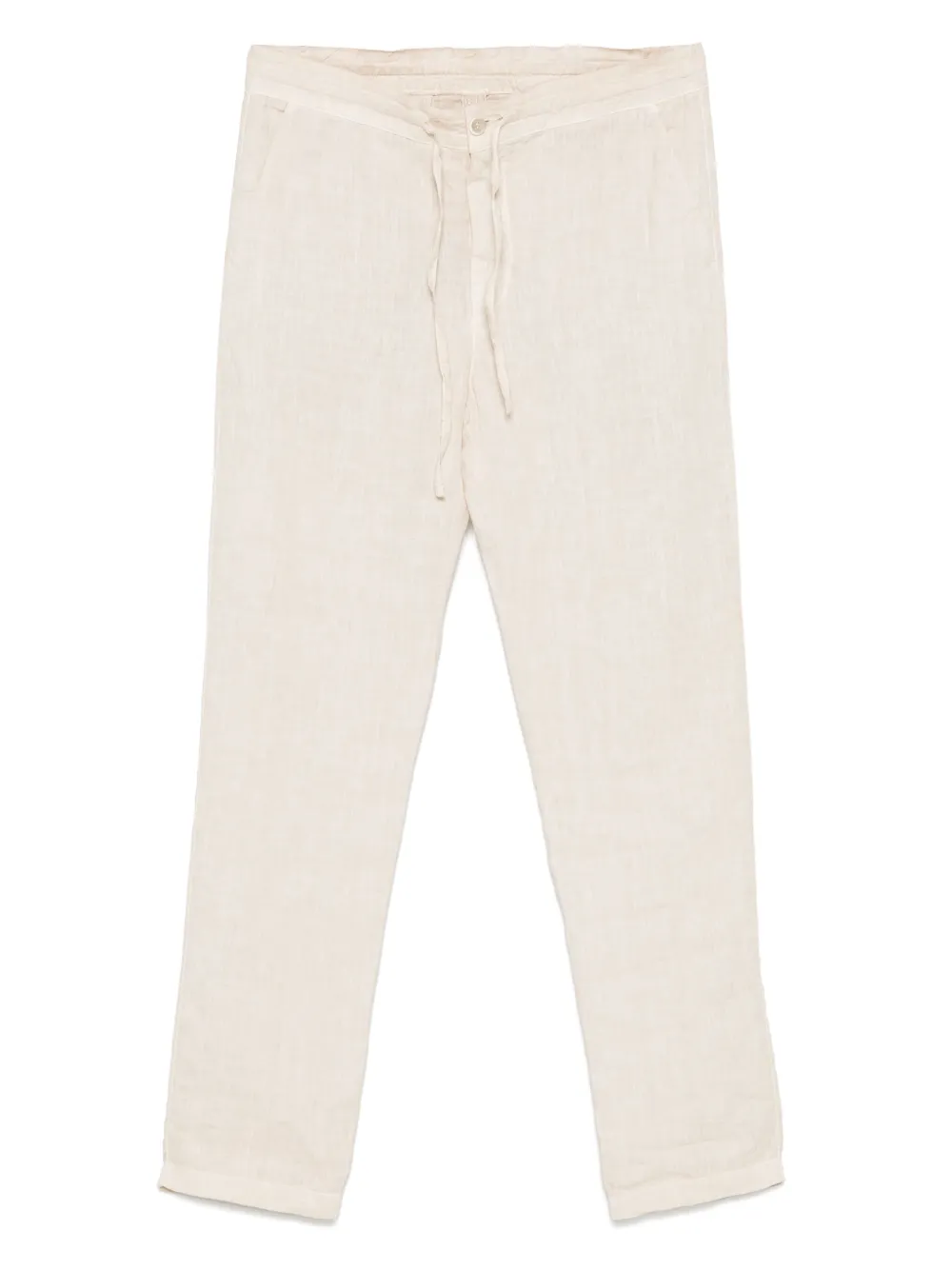120% Lino drawstring-waist trousers | Neutrals | Image 1