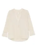120% Lino linen blouse - Neutrals