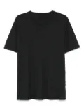 120% Lino logo-embroidered T-shirt - Black