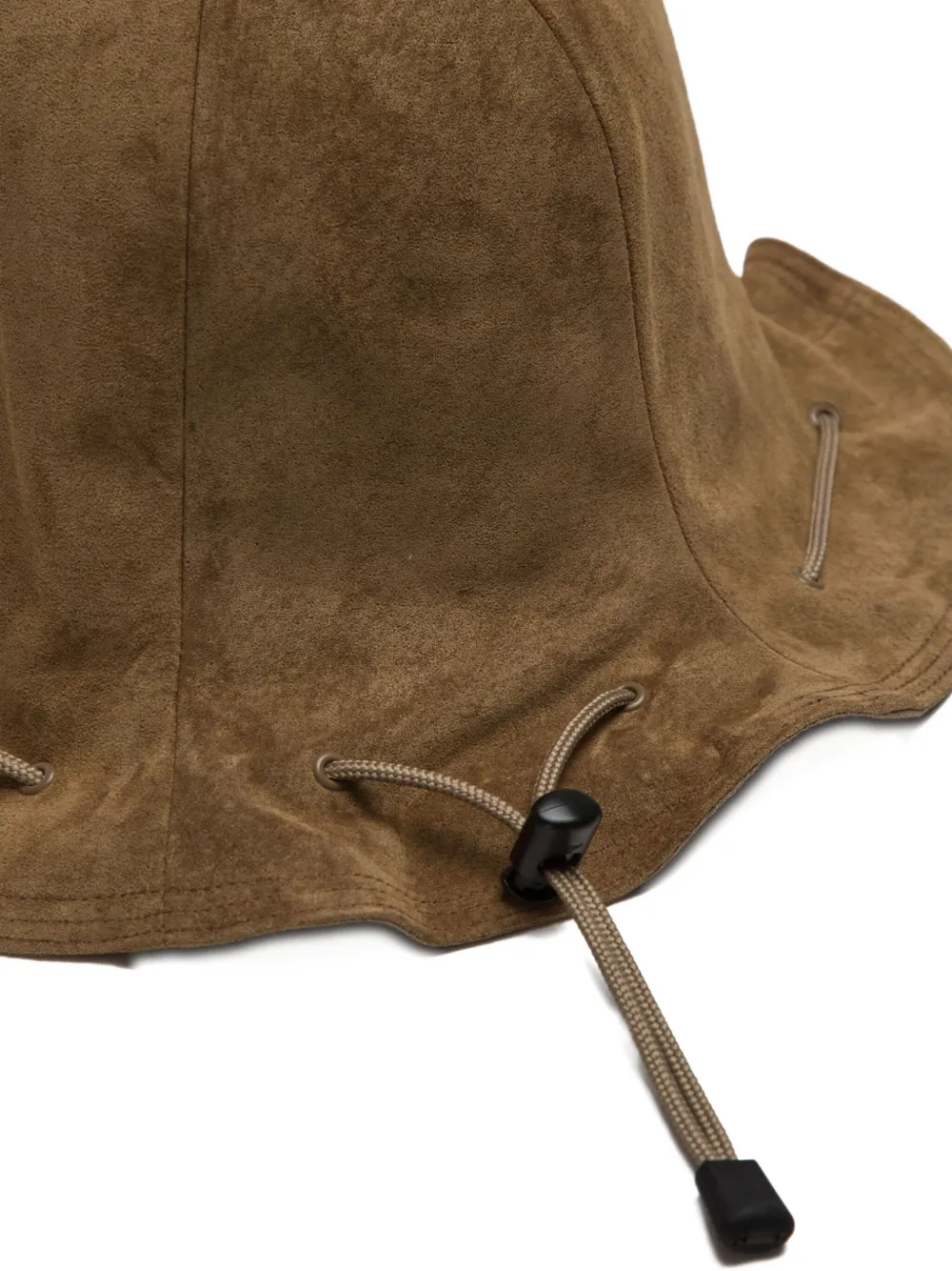 Hender Scheme Hoed met ruche rand Bruin