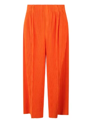 Homme Plissé Issey Miyake MC February パンツ | オレンジ | FARFETCH JP