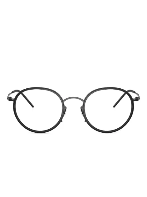 Giorgio Armani round-frames glasses