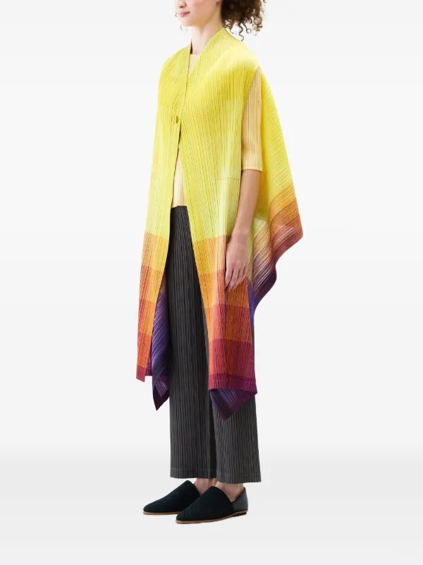Pleats Please Issey Miyake Photon カーディガン | イエロー 