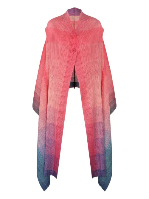 Veston en cuir - Pleats Please Issey Miyake - Modalova