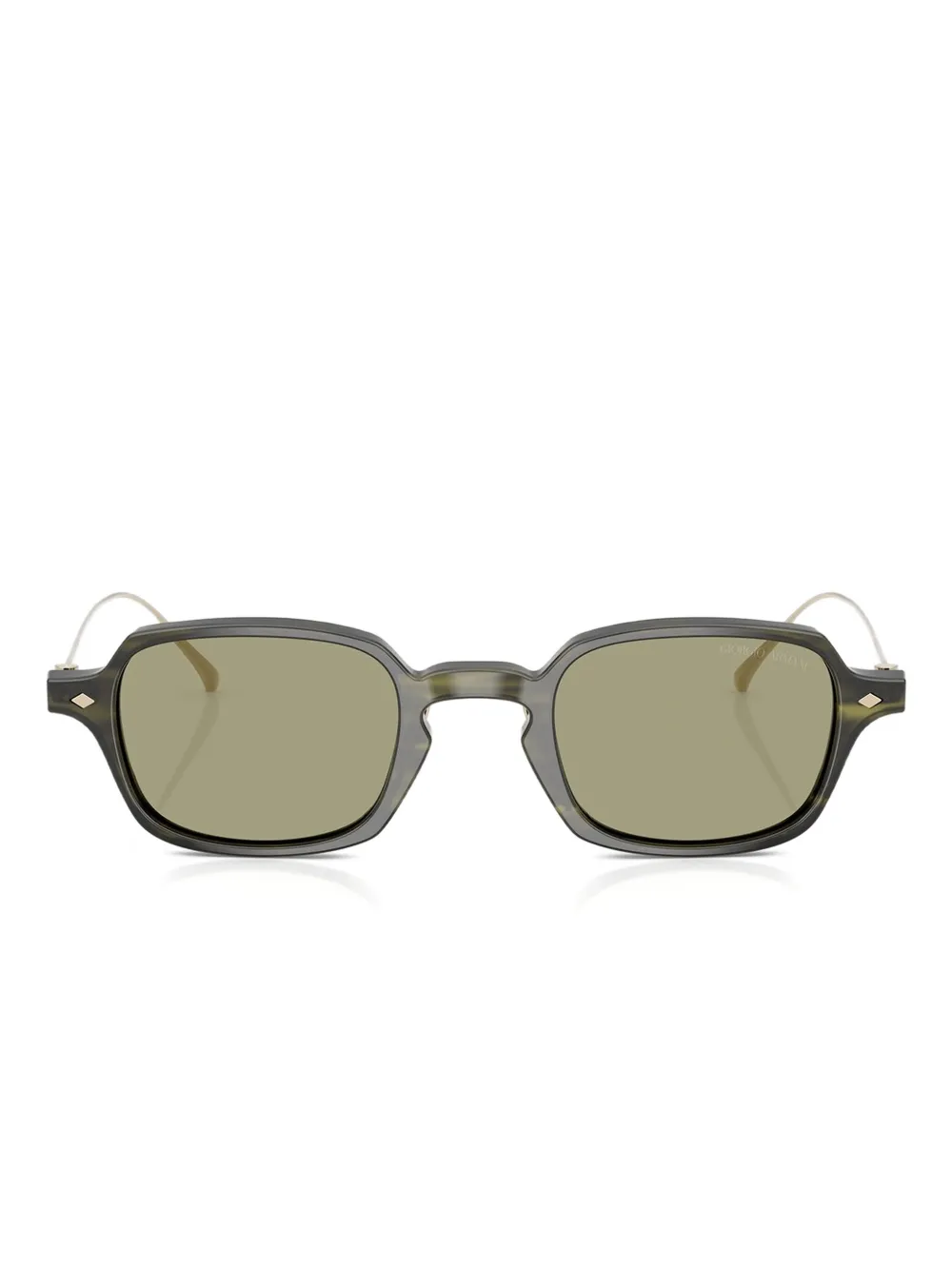 Giorgio Armani AR8227T Striped Green Groen